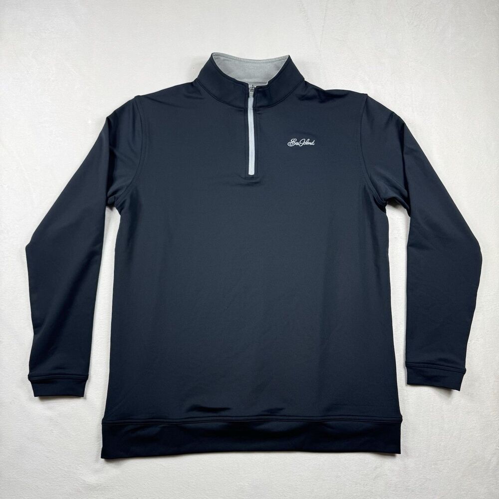 Peter Millar Perth Youth Performance Quarter-Zip Sea Island Georgia Golf Club XL